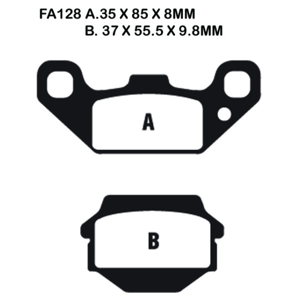 EBC EBC Brake Pads FA128R